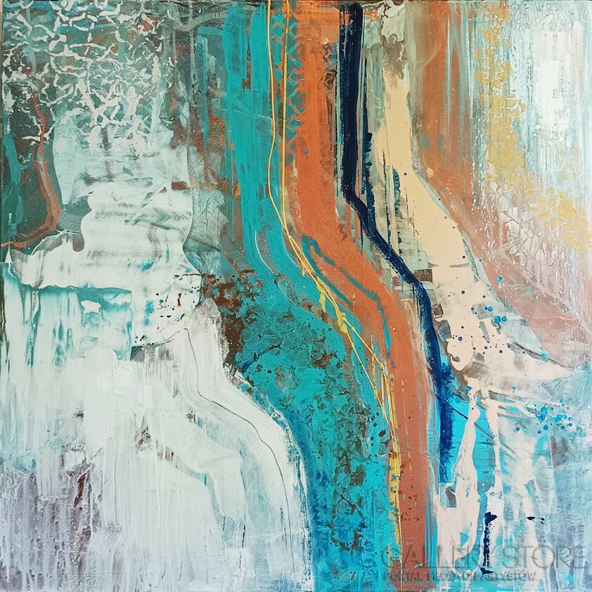 Marzena Kleszcz-Małysz-MIEDZIANE WYBRZEŻE II-Akryl