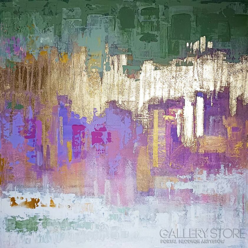 Marzena Kleszcz-Małysz-LAWENDOWE SPA II-Malarstwo