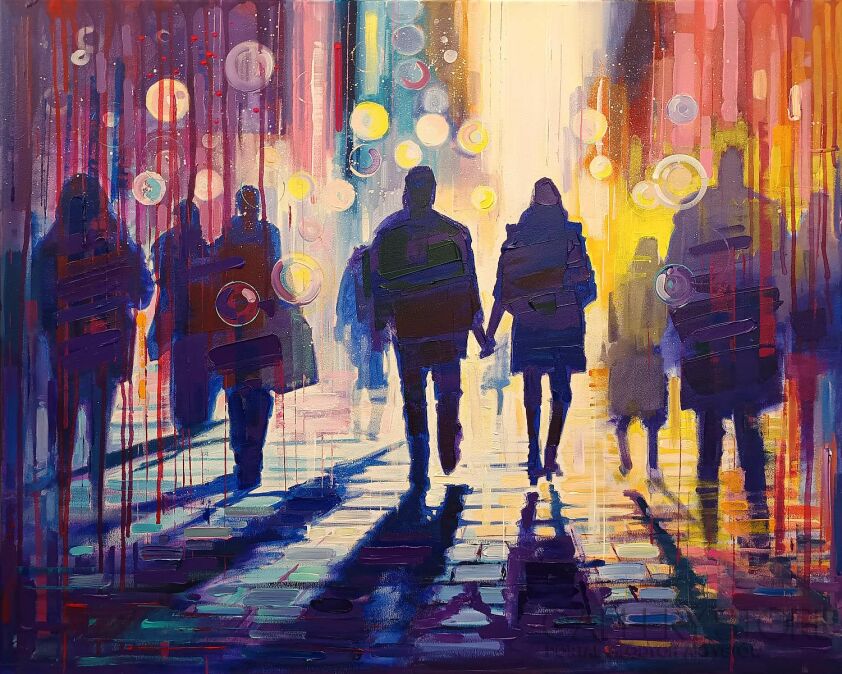 Marzena Kleszcz-Małysz-DOTYK ŚWIATŁA I CIENIA-Malarstwo