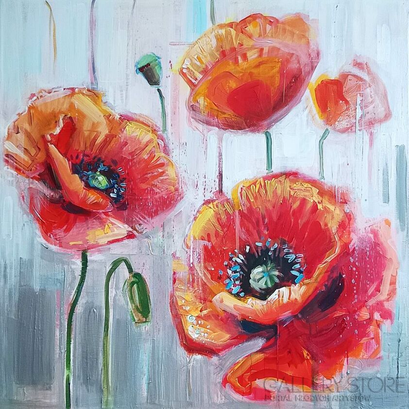 Marzena Kleszcz-Małysz-WIBRACJA CZERWIENI II-Malarstwo