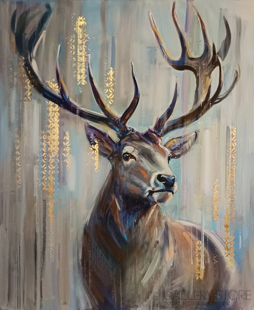 Marzena Kleszcz-Małysz-LEŚNY MAJESTAT-Malarstwo