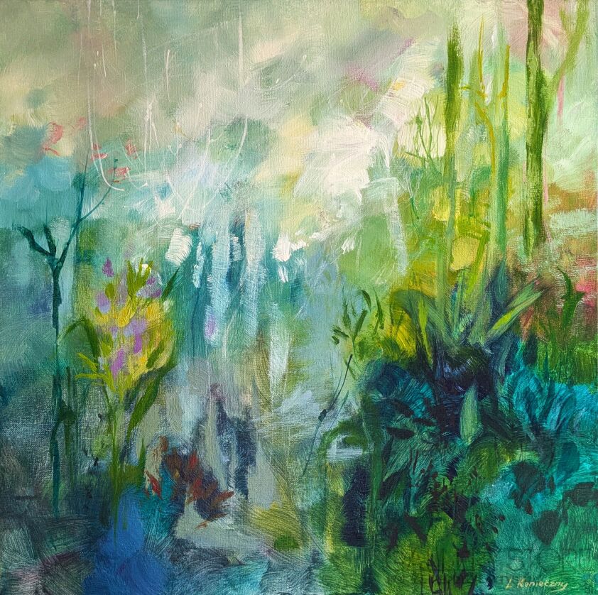 Laura Konieczny-W Oddechu Zieleni-Malarstwo