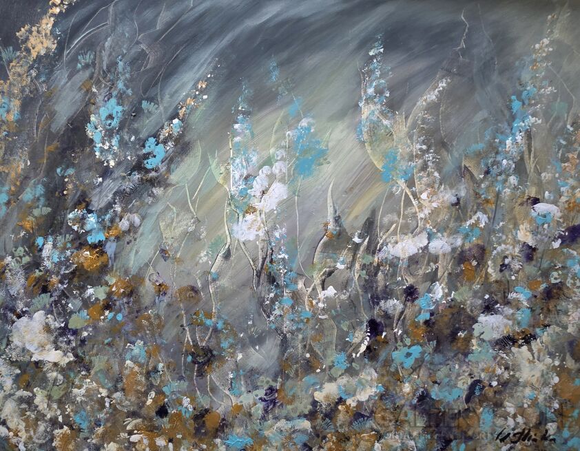 Katarzyna Śliwka-Whispering Meadow-Malarstwo