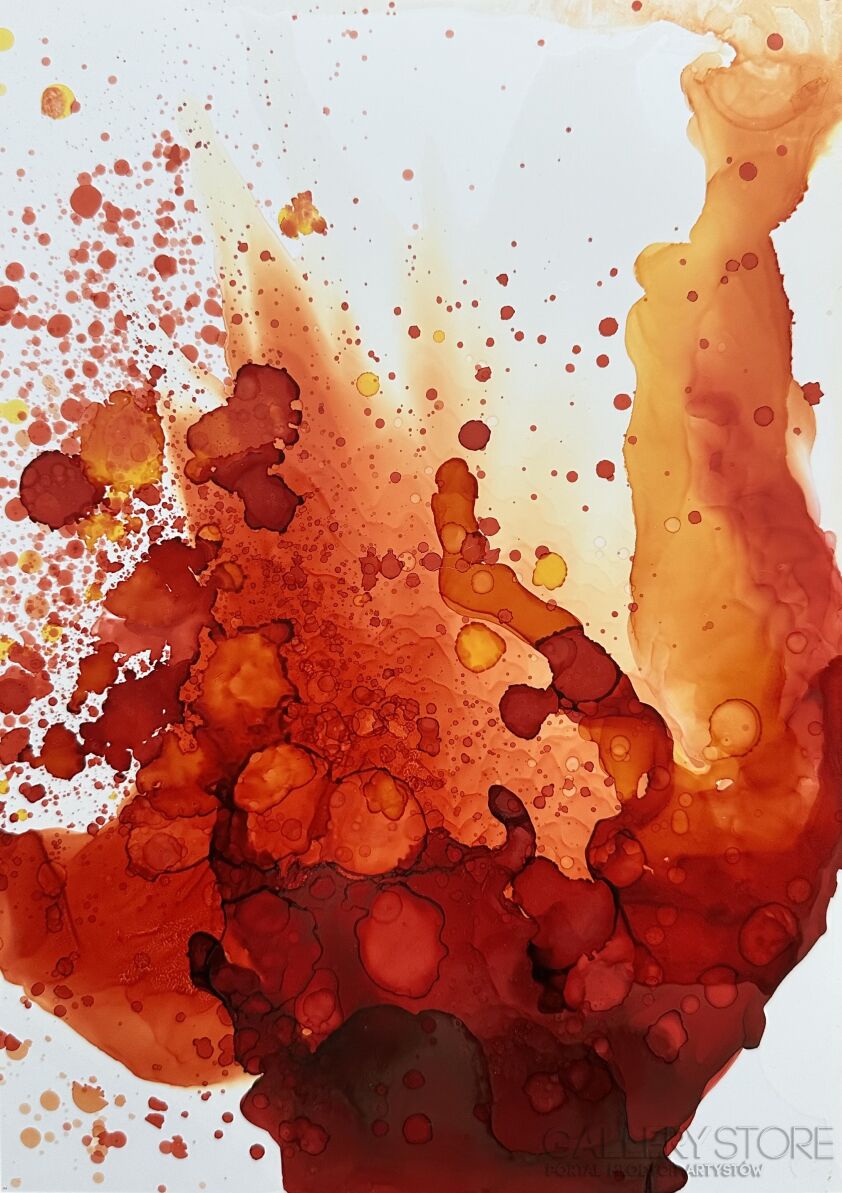 Joanna Wietrzycka-Red explosion 3-Technika mieszana
