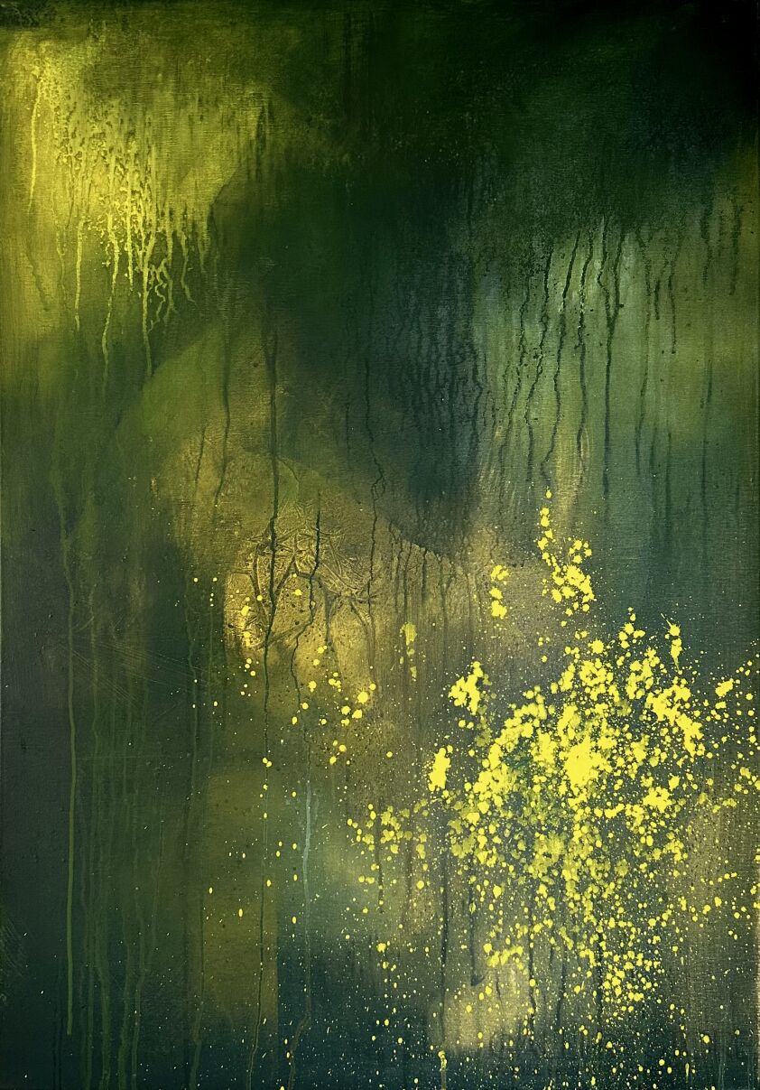 Joanna Wietrzycka-About the forest 1-Malarstwo