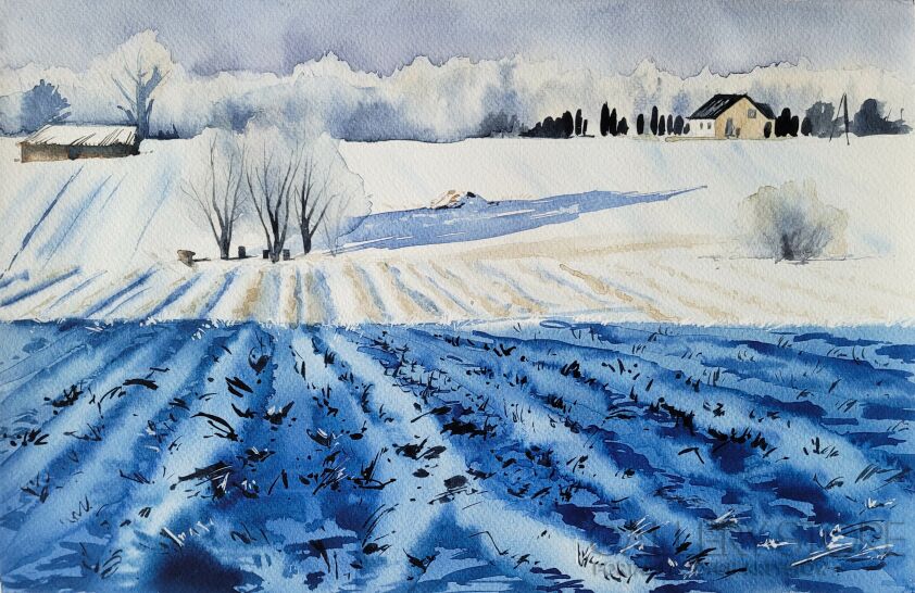 Aleksandra Jas-Seria zimowa 2023-I-Malarstwo