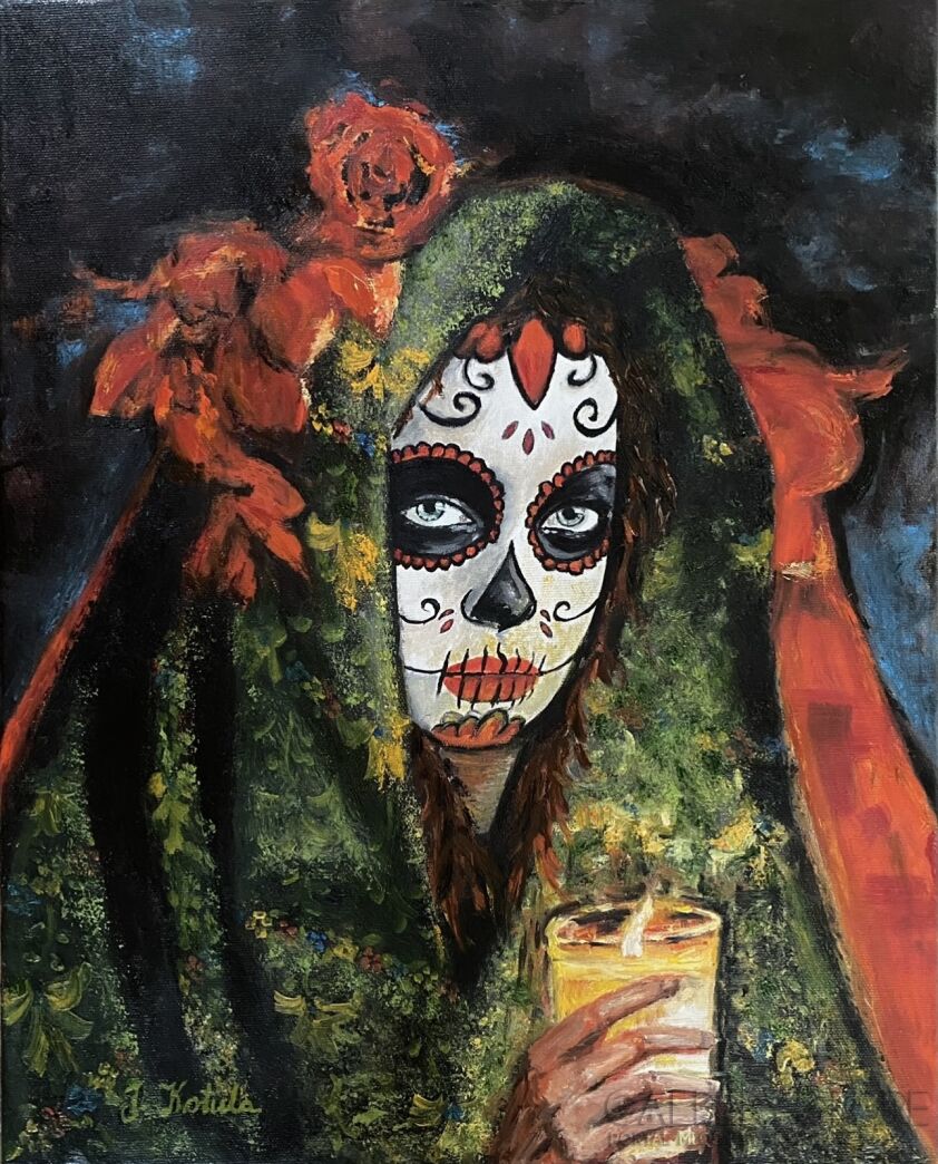 Justyna Kotula-"El dia de los muertos"-Olej