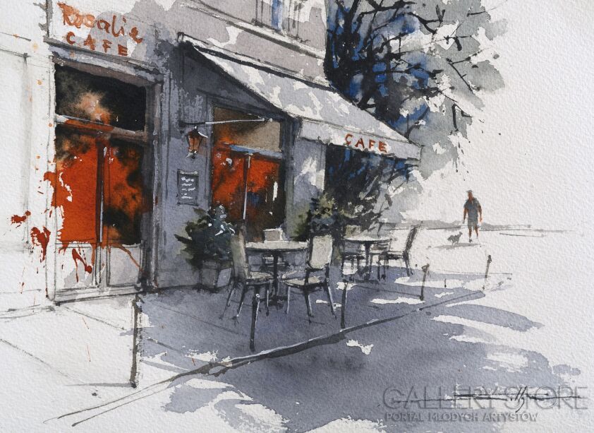 Mariusz Sołtysiak-Rosalie Cafe-Malarstwo