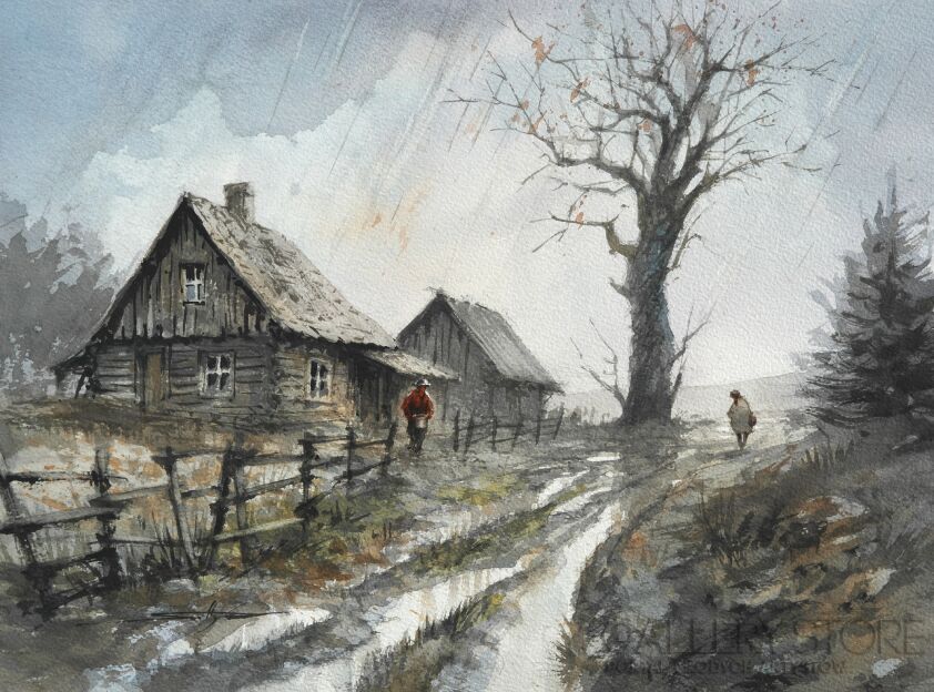 Mariusz Sołtysiak-Opowieść jesienna babci-Malarstwo