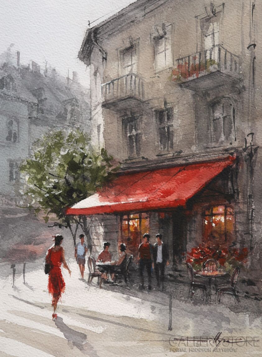 Mariusz Sołtysiak-Gdzieś w Europie XVIII-Malarstwo