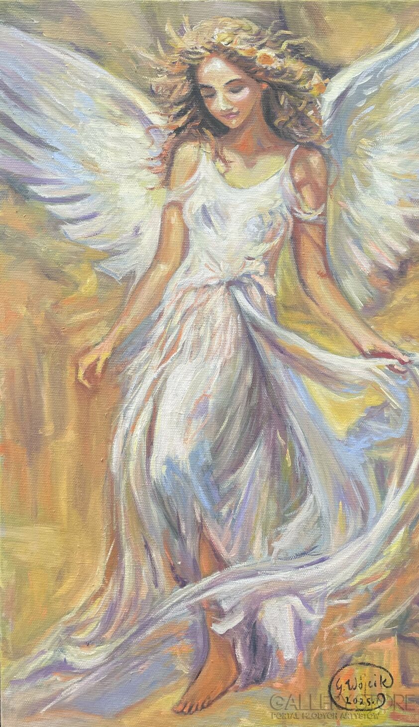 Grzegorz Wójcik-ANIOŁ DOBROCI-Malarstwo