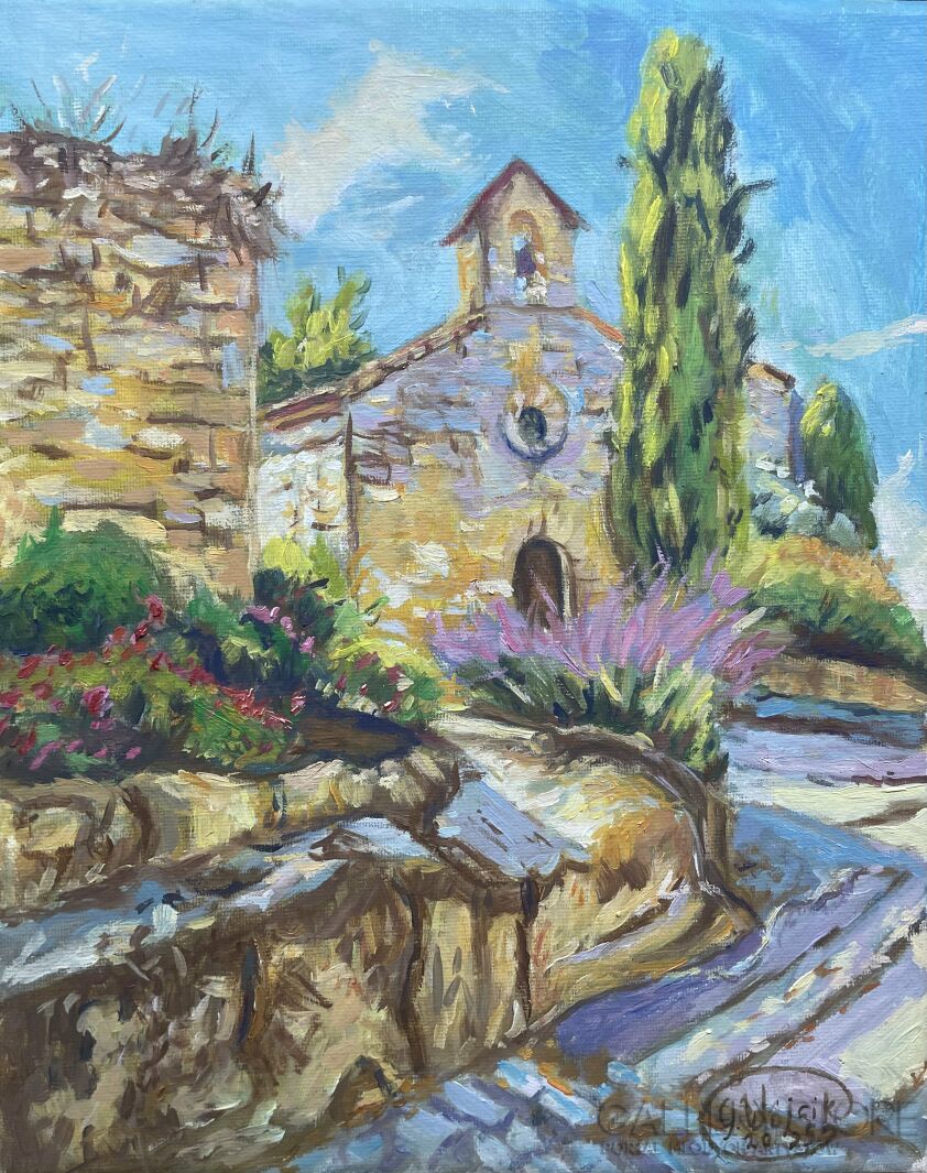 Grzegorz Wójcik-KAMIENNA KAPLICA NA SYCYLI-Malarstwo