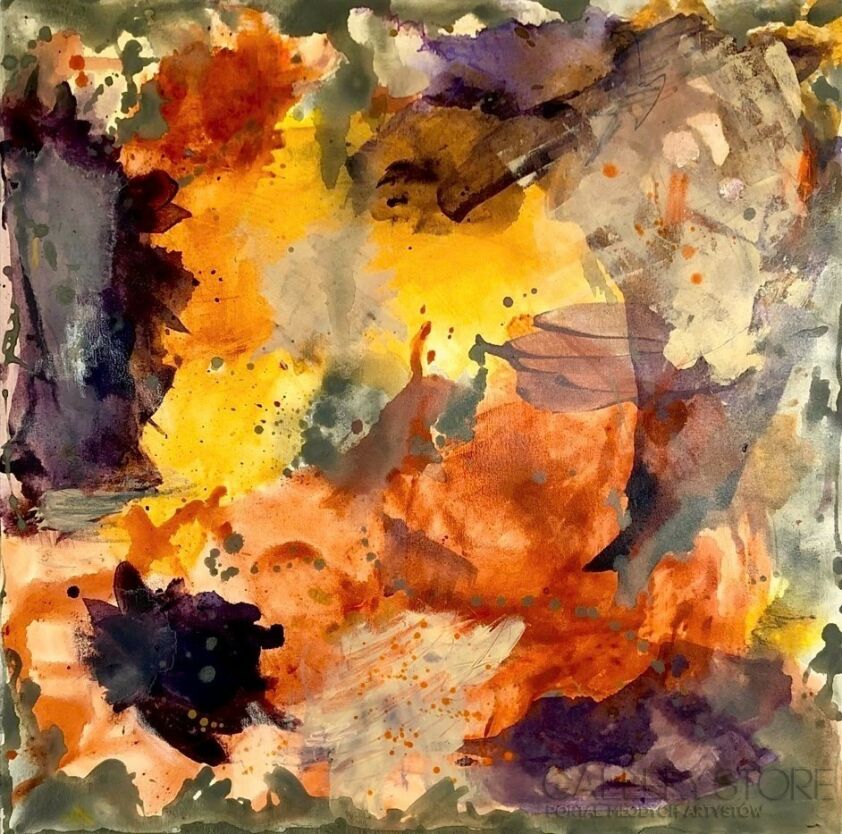 Justyna Mazur-Magic Flower-Malarstwo