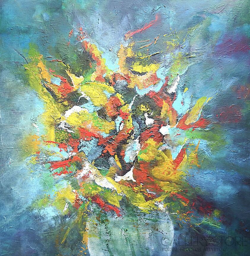 Alicja Wysocka-Kwiaty w wazonie V-Malarstwo