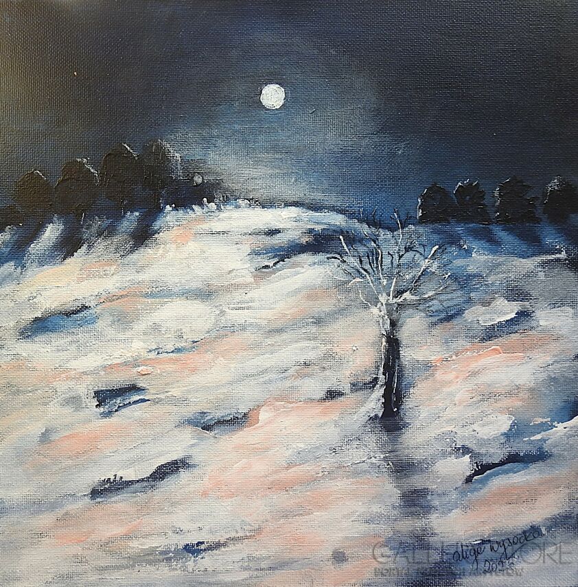 Alicja Wysocka-Samotnie nocą-Malarstwo