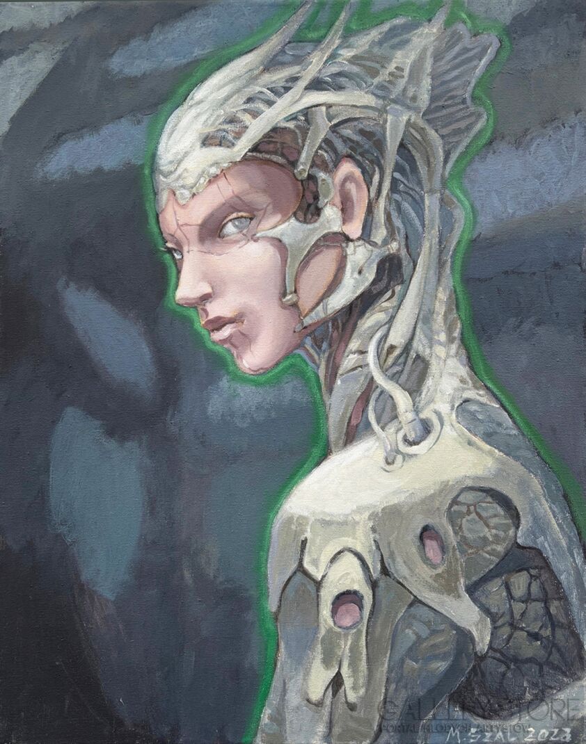 Marek Szal-Symbioza Mechaniczna-Malarstwo