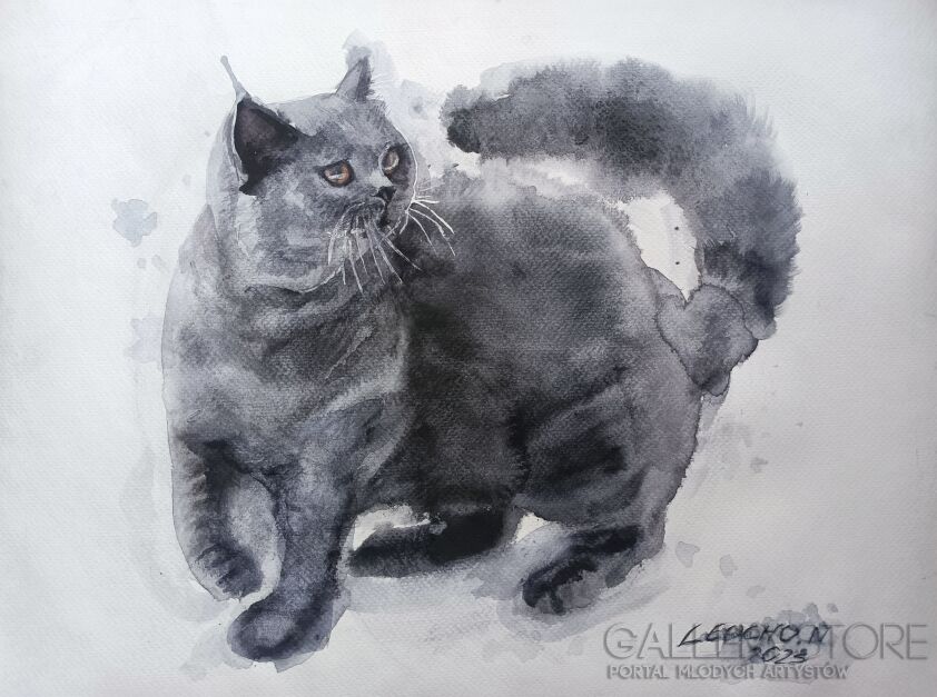 Natalia Leocho-Kot brytyjski-Malarstwo