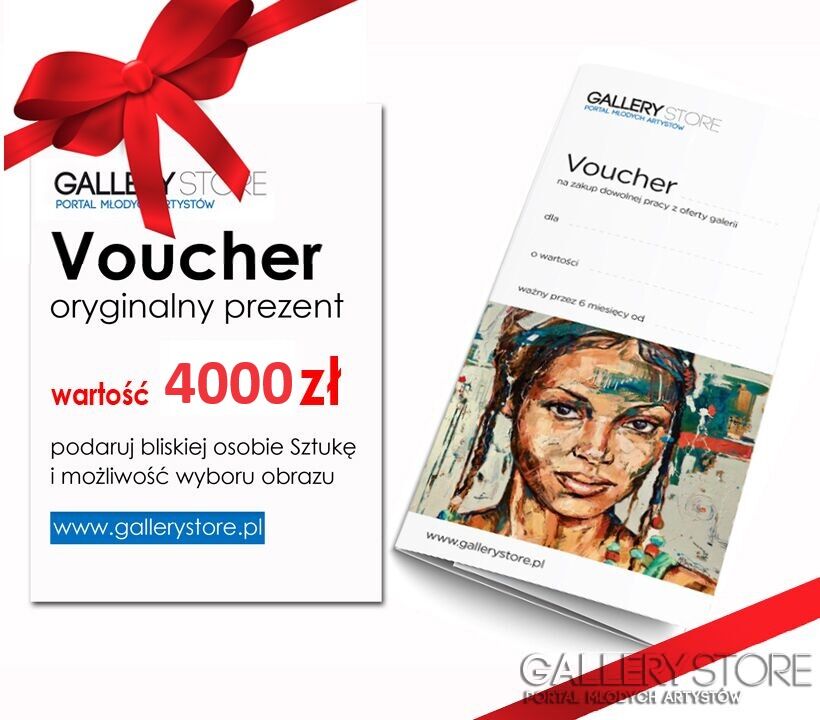 Voucher Gallerystore-Voucher Gallerystore - wartość 4000 zł -Olej