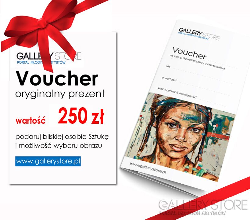 Voucher Gallerystore-Voucher Gallerystore - wartość 250 zł -Rysunek