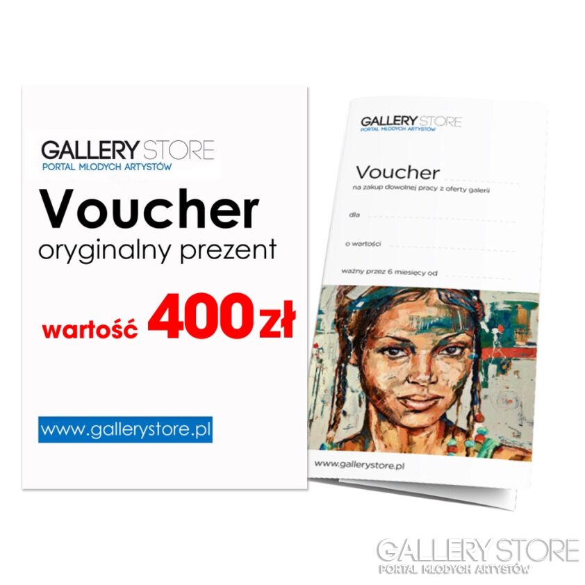 Voucher Gallerystore-Voucher Gallerystore - wartość 400 zł -Olej