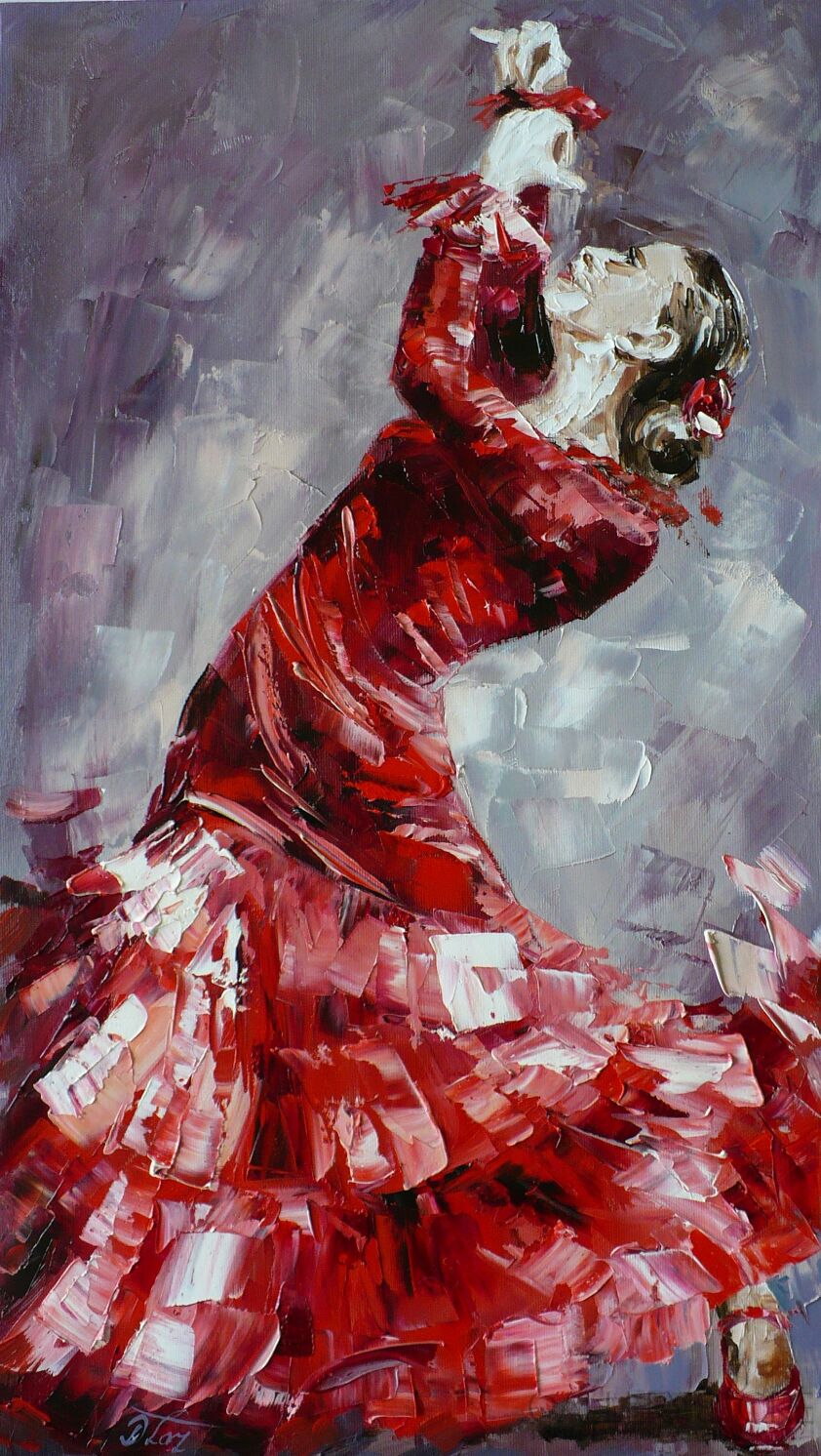Dorota Łaz-Tańczyć flamenco...-Malarstwo