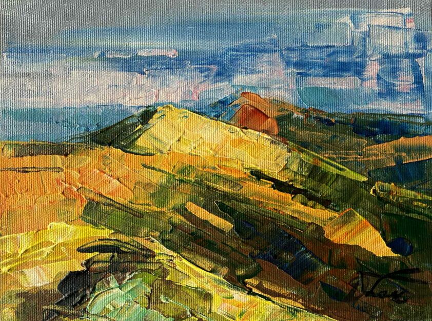 Dorota Łaz-Połoniny bieszczadzkie 1-Malarstwo