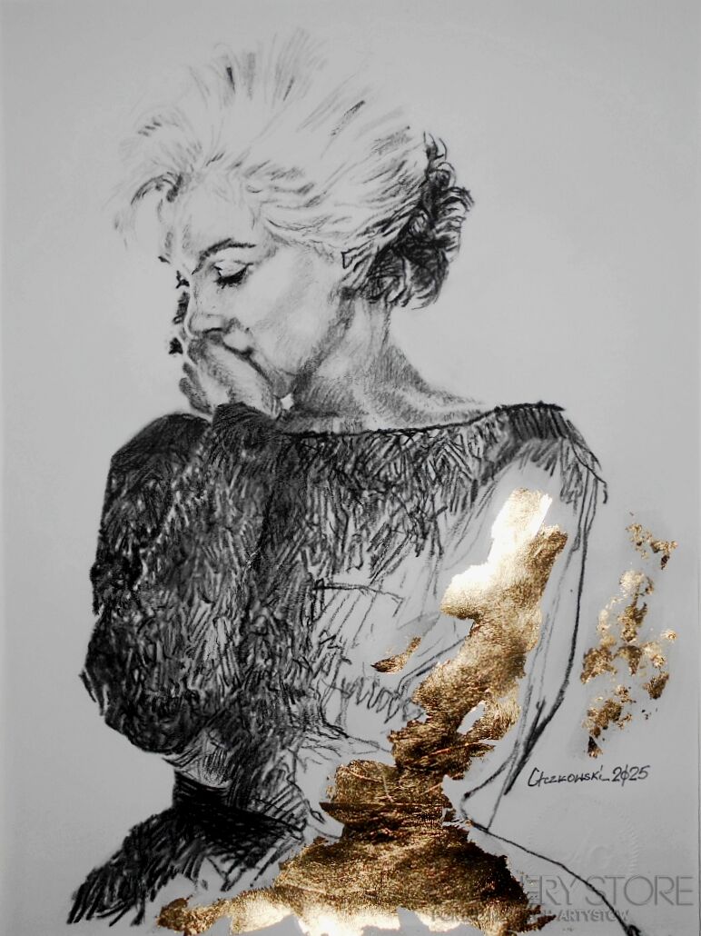 Leszek Gaczkowski-Marilyn Monroe-Rysunek