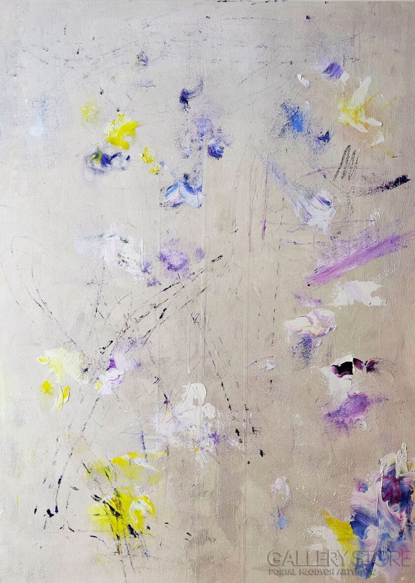 Dominika Gołąb-Soft Lilac Whispers-Malarstwo