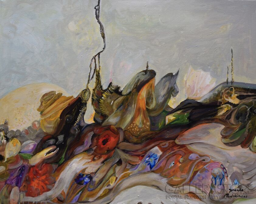 Jolanta Pawlukiewicz-W biegu-Malarstwo