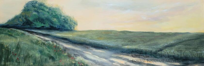 Ewa Lenart-Między Polami 2-Malarstwo