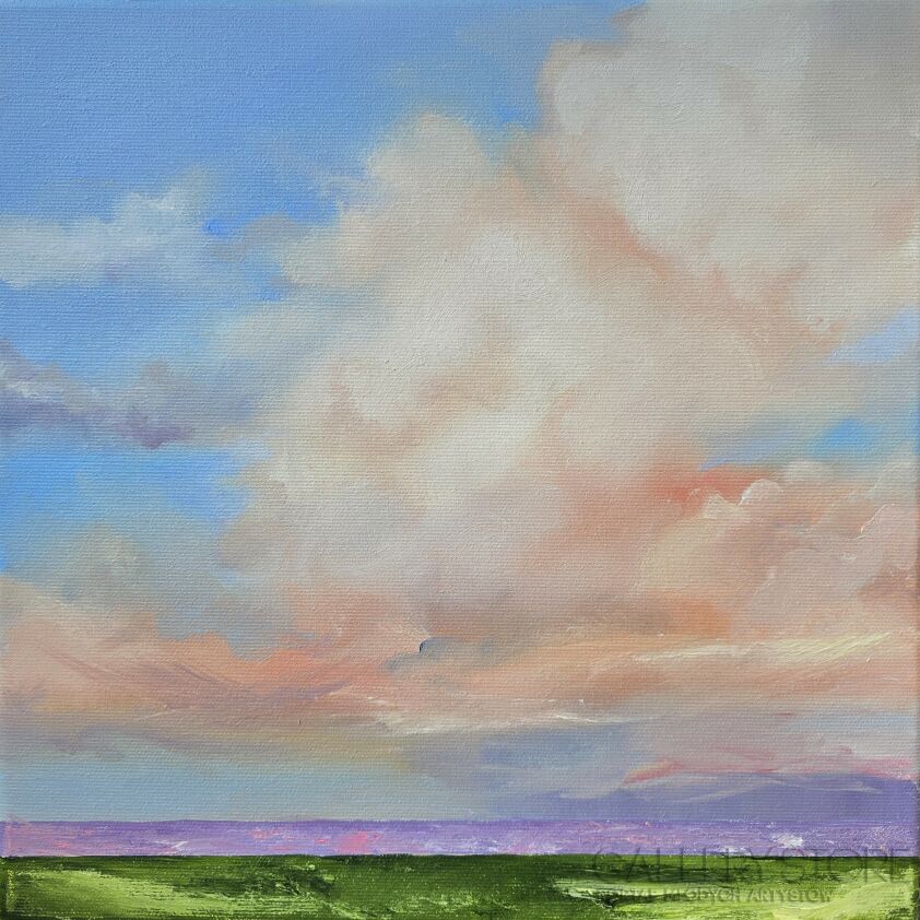 Joanna Komorek-Lawendowe pole I-Malarstwo