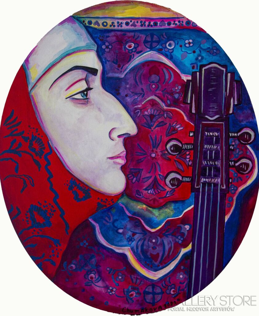 Oksana Chumakova-„Sofiko”, 2023-Akryl