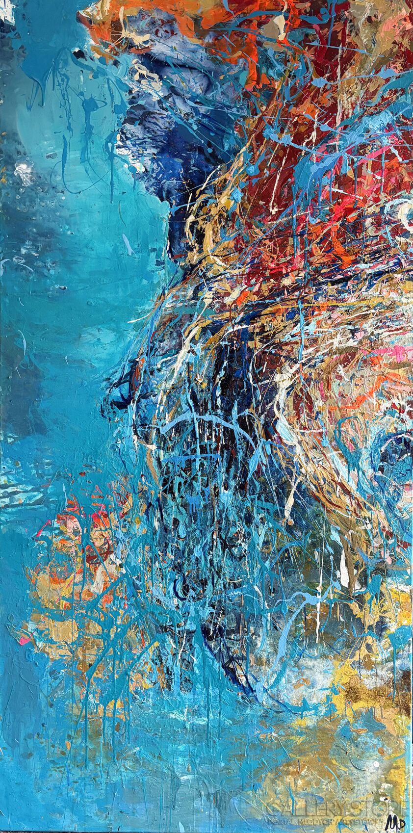 Majka Dombrowicz-BETWEEN z kolekcji " Seven Nights, One Silence"-Malarstwo