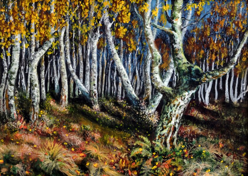 Kazimierz Pańszczyk-Brzozy-Malarstwo