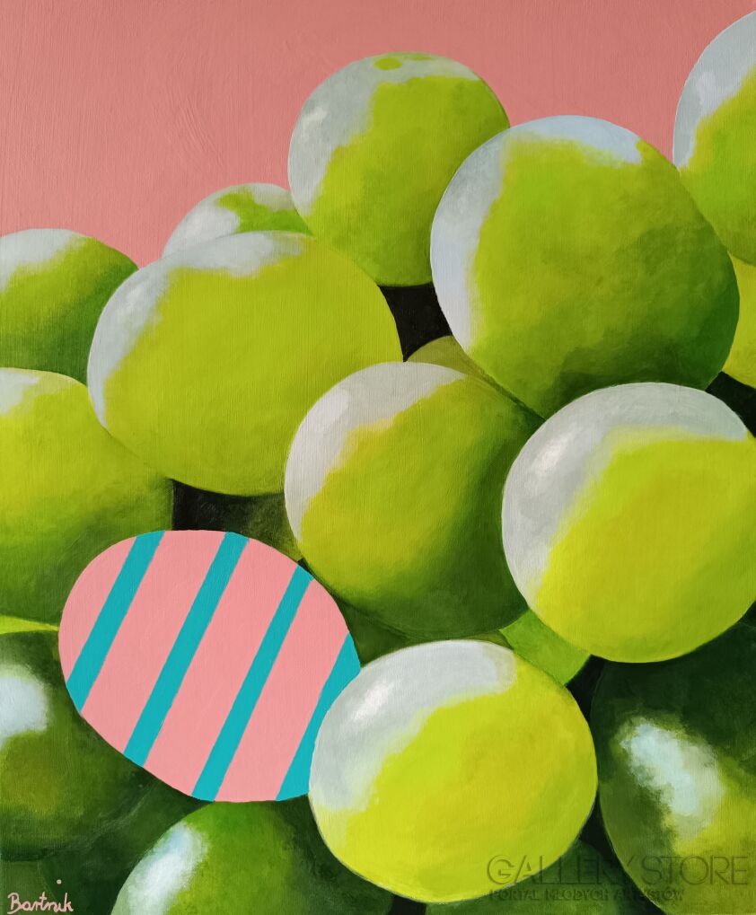 Marta Bartnik-Green Grapes-Akryl