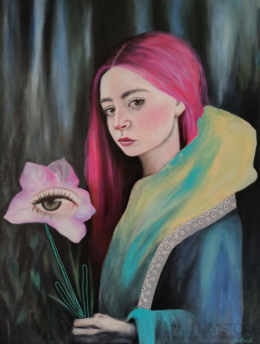 Marta Bartnik-She's the One -Technika mieszana