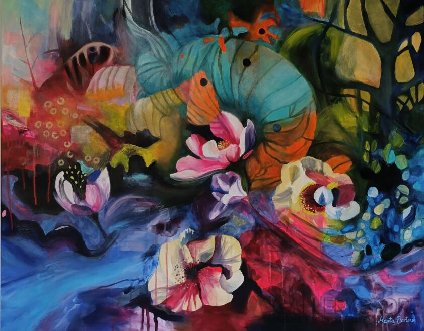 Marta Bartnik-Tajemniczy Chaos -Malarstwo