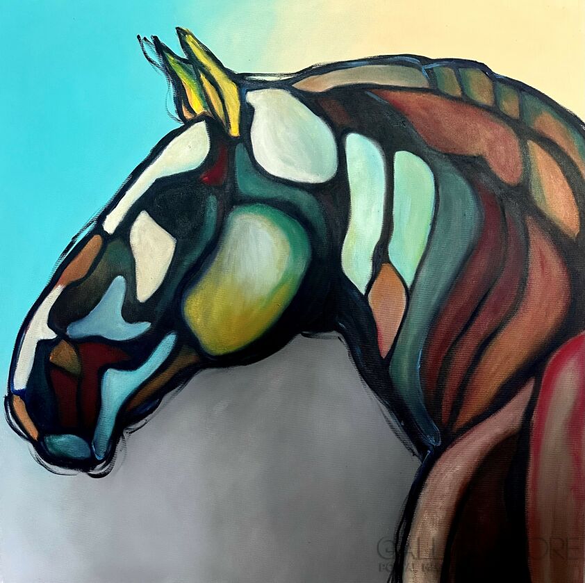 Iwona Sacharczuk-the most perfect animal – the horse -Malarstwo