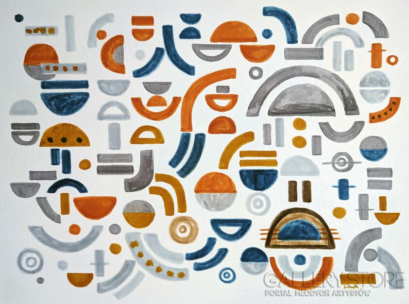 Aleksandra Kożuch-Croissanty z karmelem-Rysunek