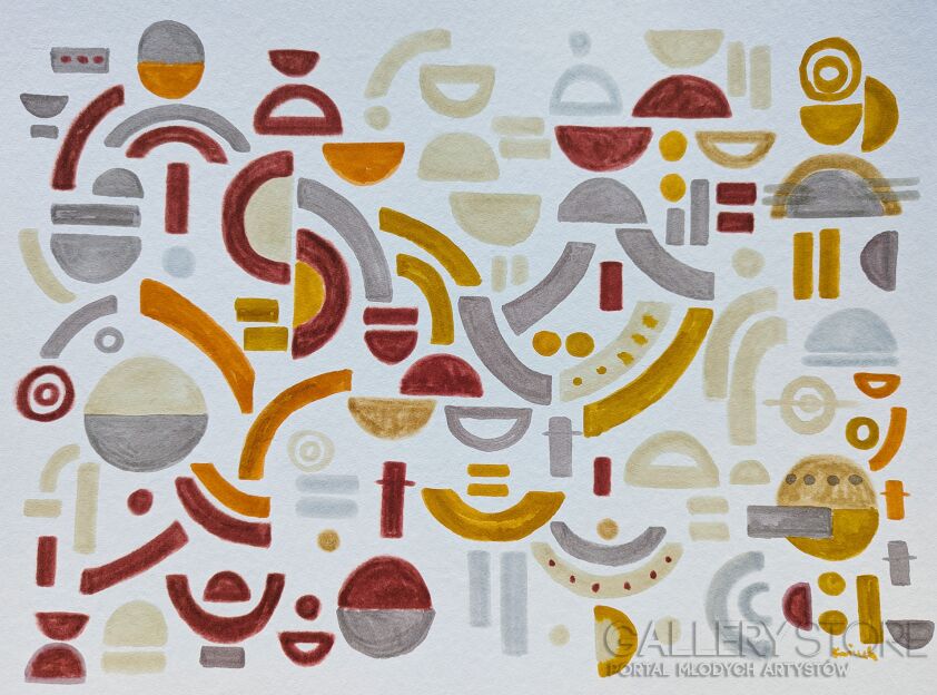 Aleksandra Kożuch-Croissanty z wiśniami-Rysunek