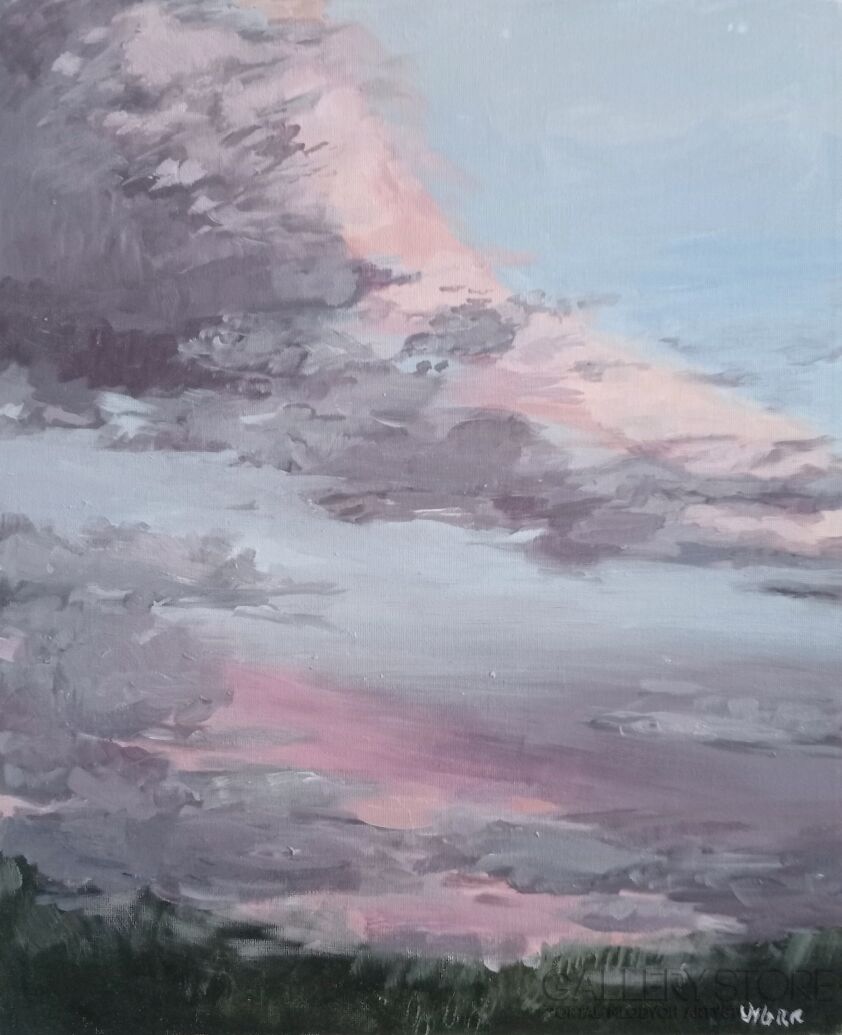 Agata Urban-Zachód słońca -Malarstwo