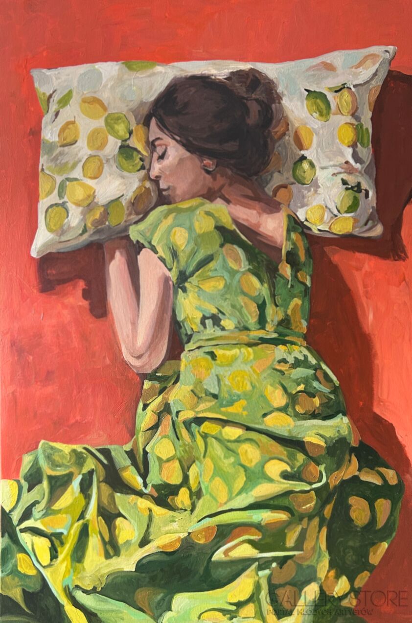Zuzanna Strychalska-Włoska siesta -Malarstwo