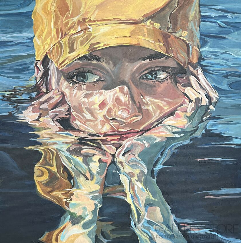 Zuzanna Strychalska-POD WODĄ II-Malarstwo