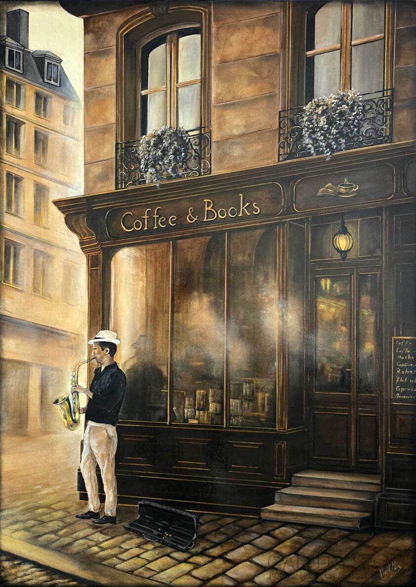 Martyna Szczotka-Coffee time -Malarstwo
