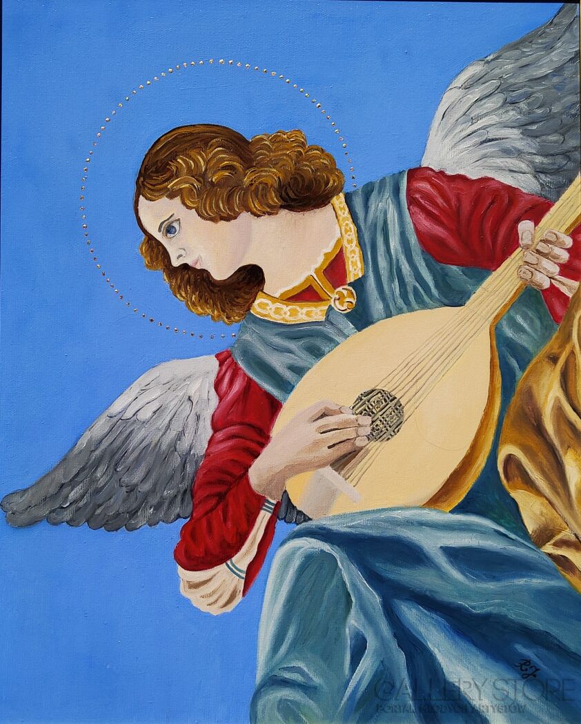 Renata Jarosz-Muzykujący anioł I-Olej