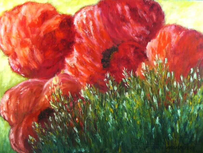 Mariusz Stanisław Wasilewski-Moje maki-Malarstwo