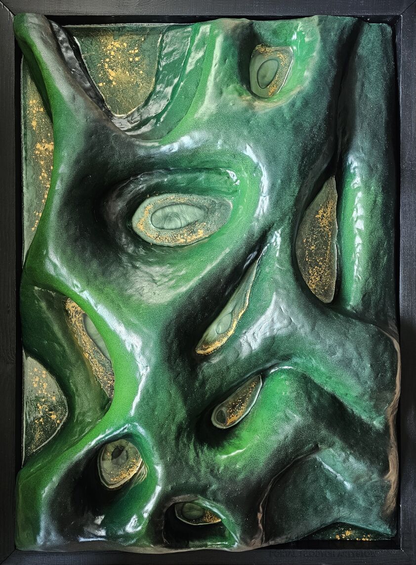 Grzegorz Piwowarski-Emerald Roots-Technika mieszana