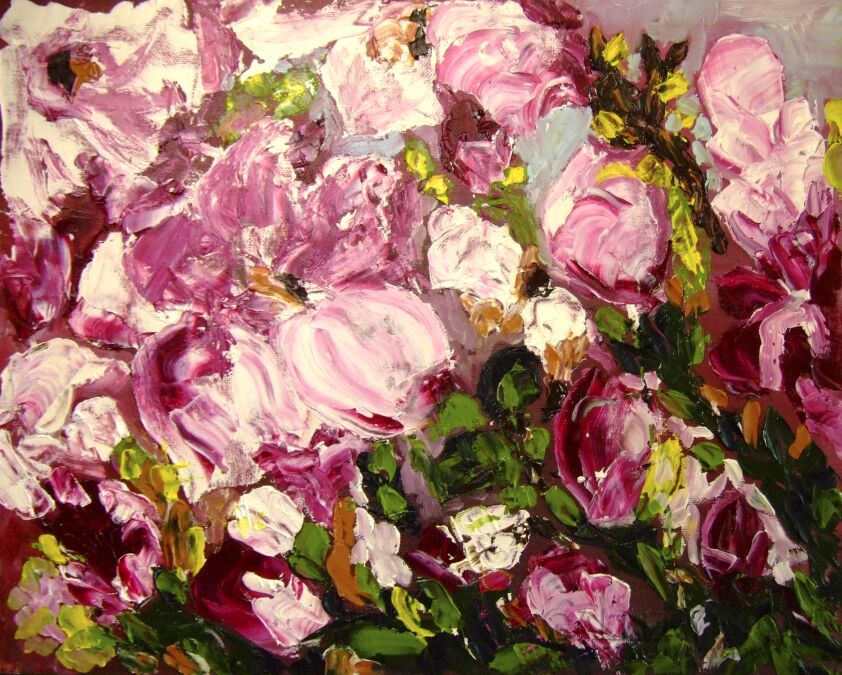 Ilona Milewska-Magnolia impresja-Malarstwo