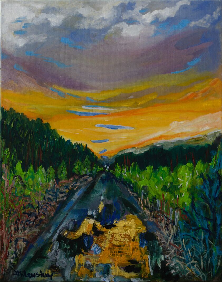 Ilona Milewska-W górach-Malarstwo