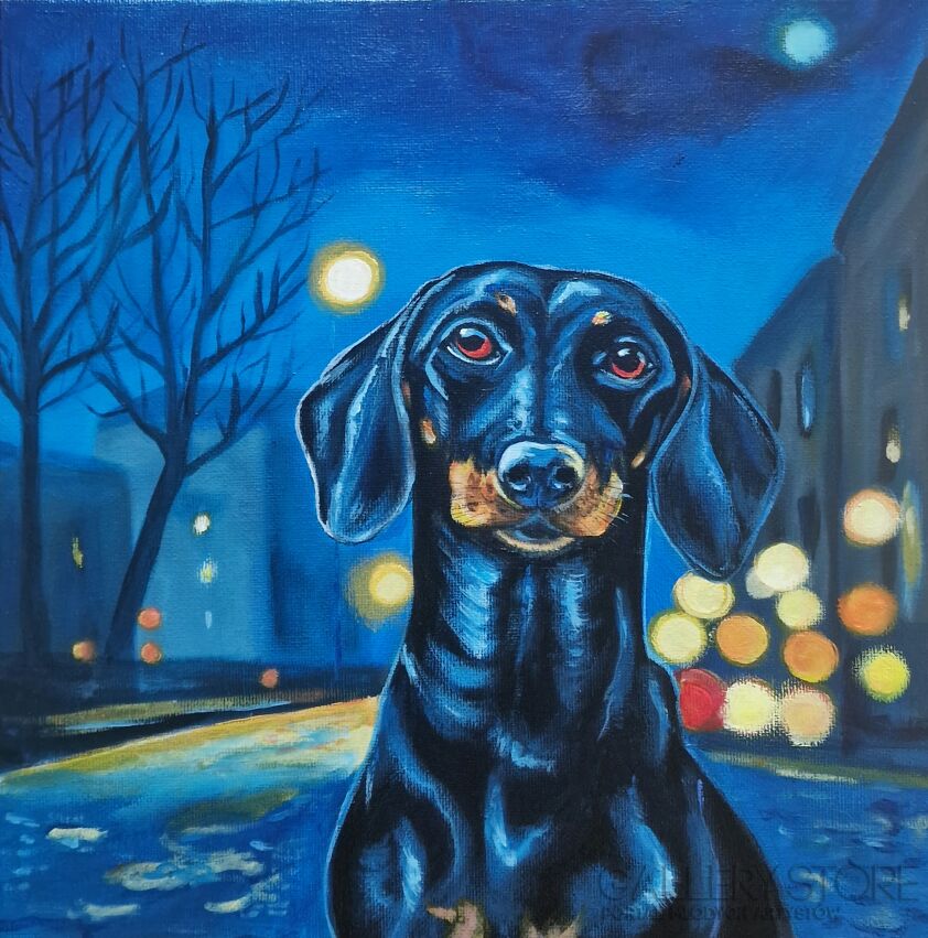 Danuta Kolis-Wieczorny spacer-Malarstwo